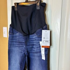 Isabel Maternity Skinny Blue Jeans Back Tummy Support US 4 NEW US 27x29